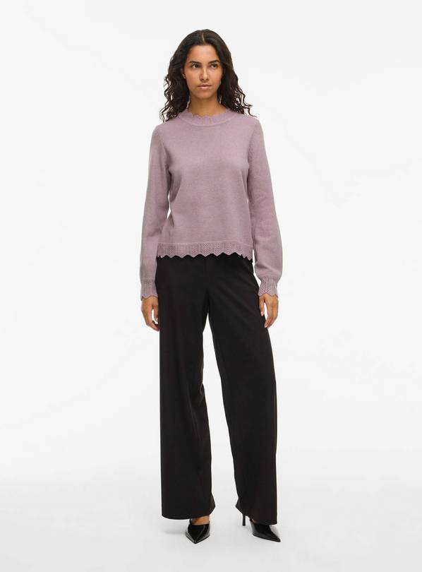 VILA O Neck Long Sleeved Knit Top M